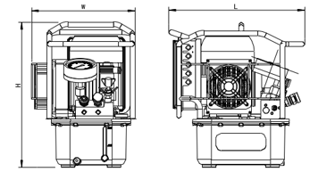 dimensional drawing SP304