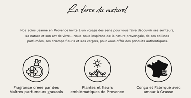 capture écran jeanne parfum