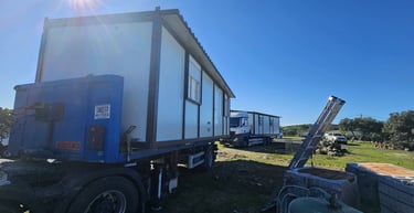 casa prefabricada con pannel Sándwich y Hierro Galvanizado