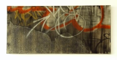 Kende, Still Got Love for the Streets n.1, 2009, mixed media on canvas