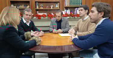 Jaen centro l asociacion de vecinos visita alcalde sobre nuestra Asociación. Jaen
