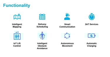 a number of different types of functions of a our robot