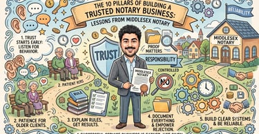 Ans Ishfaq building Middlesex Notary mobile notary business in Massachusetts