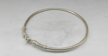 "Handmade plain tribal choker–ethnic neck jewelry for women-for worldwide trade"