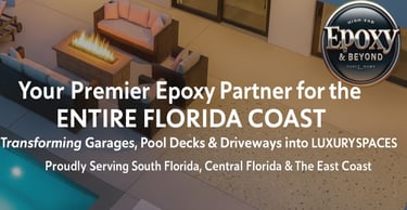 Epoxy Flooring Serving South Florida, Central Florida, East Coast