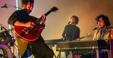 Studiomusiker som deltar i teamäventyret Rock On hos Eventsson