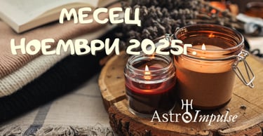 Астрологична прогноза за месец Ноември 2025г.