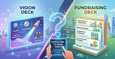 Vision Deck vs Fundraising Deck: Which One to Send First