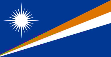 Flag of the Marshall Islands.