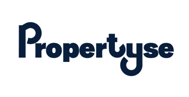 Propertyse logo in blue with no background