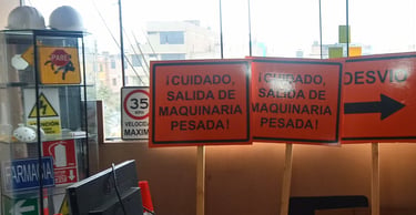 señales de obra