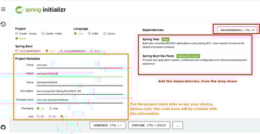Set Up Your Spring Boot Project from Spring Initializr