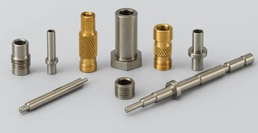 Swiss screw machining components