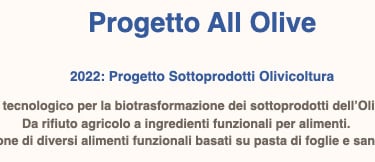 Progetto ALL OLIVE