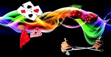 atelier-magie-cartes-dés-cordes-foulards