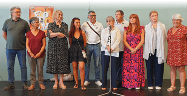 L'équipe du conseil municipal avec Maud Tallet