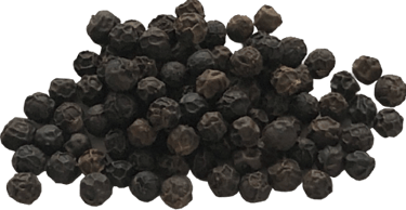 Black peppercorns