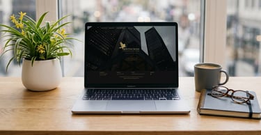 portfolio marketing digital sitio web Ravencross Guvine