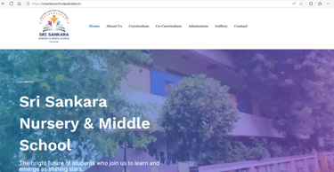 School website design 