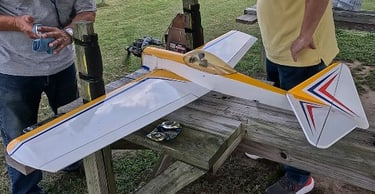 Dave B White Yellow Crash