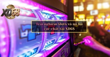 Trải nghiệm slots và nổ hũ cực chất tại XD68