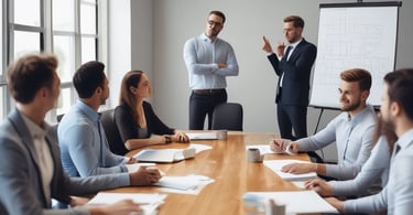 A professional training session in progress.