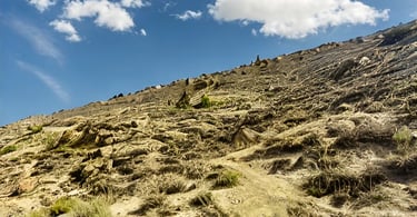 Trek leading to marsur rock skardu