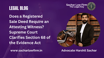 Does a Registered Sale Deed Require an Attesting Witness? Supreme Court Clarifies Section 68 of the Evidence Act
