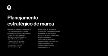 Serviços contidos dentro do planejamento estratégico de marca