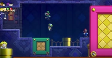 Super Mario Bros. Wonder "Peach-a-boo"
