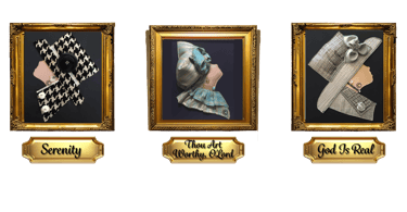 Uplifting Christian home décor for living room or office