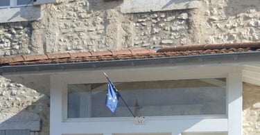 La Motte-Fanjas, dans le Vercors, terre de Résistance, n'arbore que le drapeau européen