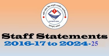 Staff Statement 2016-17 to 2024-25