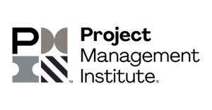 The logo of the project management institute