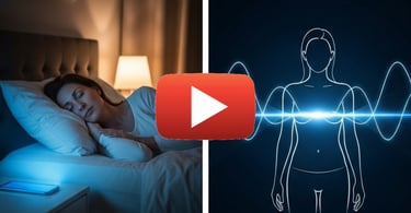 woman sleeping with light turned on