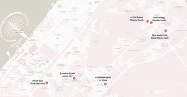 Hwa Rang Taekwondo Club Venues across Dubai