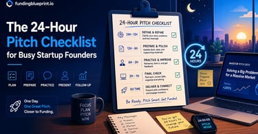 The 24-Hour Pitch Checklist for Busy Startup Founders