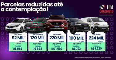 Fiat com parcela reduzida