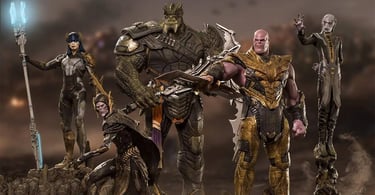 Black order team in marvel strike force game