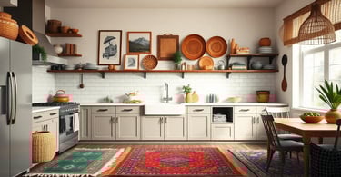 bohemian kitchen