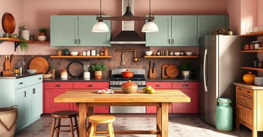 bohemian kitchen