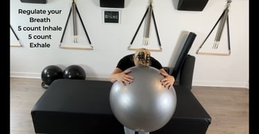 Therapeutic Ball & Barrel exercises