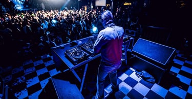 Dj Scott Brown playing live