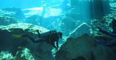 mexico chac mool cenote diving kukulcan