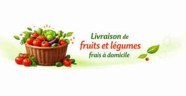 Panier de fruits et légumes frais livrés à domicile