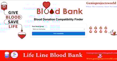 Blood Bank Management System - Blood Donation Compatibility Checker Page