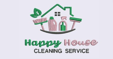 a business card with a pink and white background