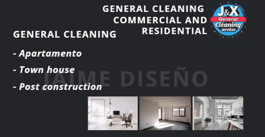 a flyer for a commercial cleaning service