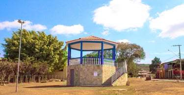Corteiro no centro histórico e turistico de Conselheiro Mata, distrito deDiamantina