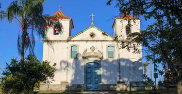 Igreja Histórica no Centro Histórico de Acuruí, um Distrito de Itabirito, Perto de BH, MG